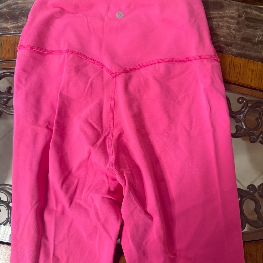 Victorias Secret Hot Pink High-Waisted Workout Seamless Leggings
